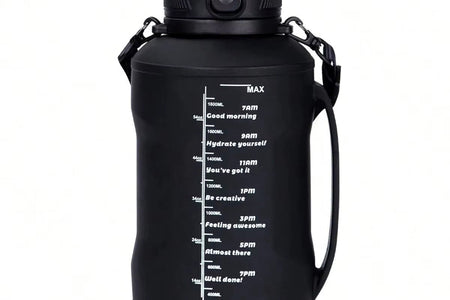 68OZ 2L Silicone Foldable Water Bottle Large Capacity Sports Water Cup with Handle Portable for Adult Gym Sports Outdoors