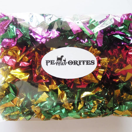 Original Mylar Crinkle Balls Cat Toys - 12 Pack